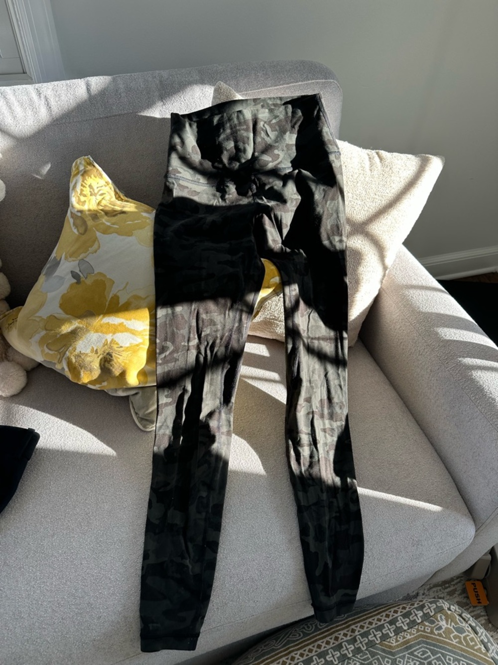 Lululemon Green Camo Leggings